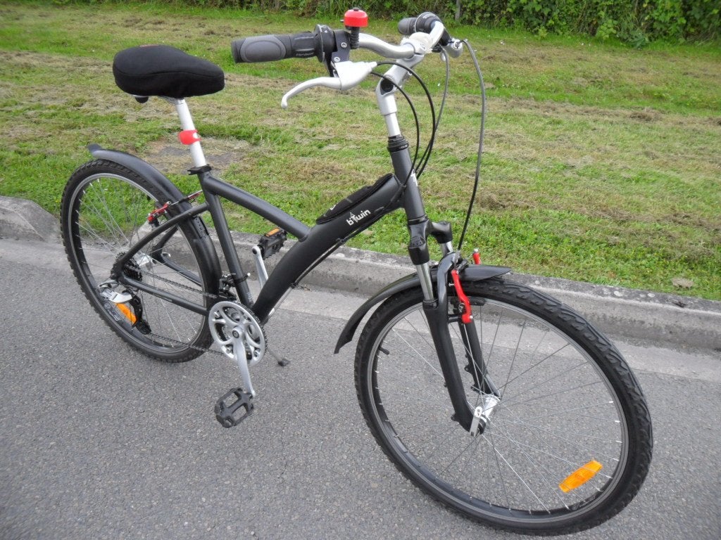Vélo B'Twin Mixte, Ophalen, Zo goed als nieuw, Velgrem, Versnellingen