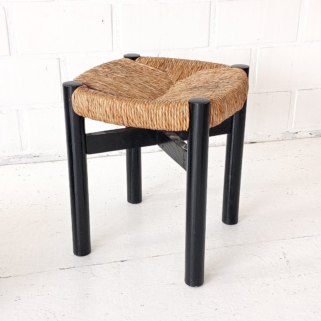 1950s Charlotte Perriand krukje stool Meribel Steph Simon, Ophalen of Verzenden, Gebruikt, Hout