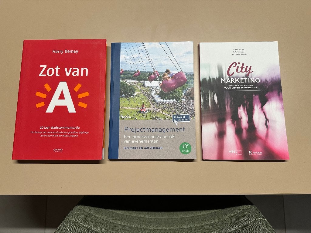 boeken / studieboeken citymarketing - eventmanagement, Ophalen, Zo goed als nieuw, Hoger Onderwijs