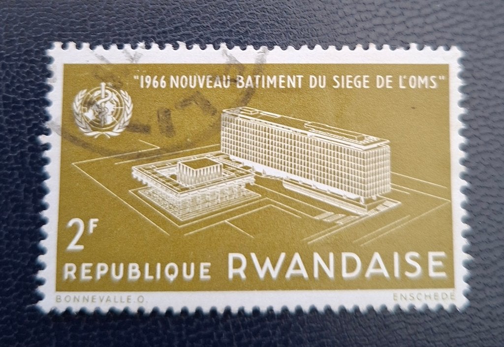 Postzegels Rwanda OBP 158/60, Postzegels en Munten, Ophalen of Verzenden, Overige landen, Gestempeld