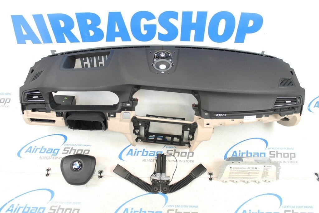 Airbag set - Dashboard beige head up BMW 5 serie F10 2009-..