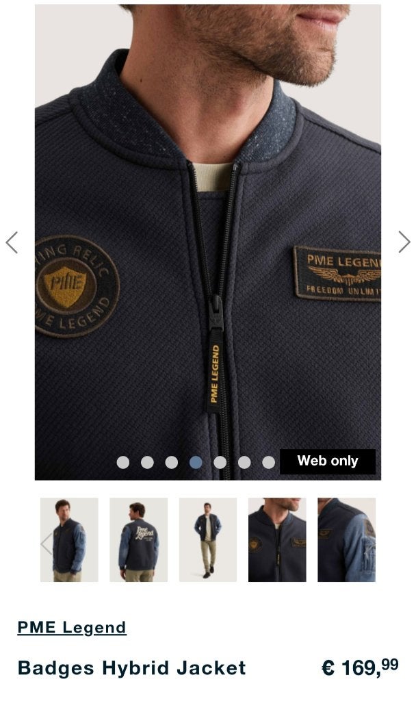 PME Legend hybride jacket, Ophalen, Zo goed als nieuw, Overige maten, Blauw