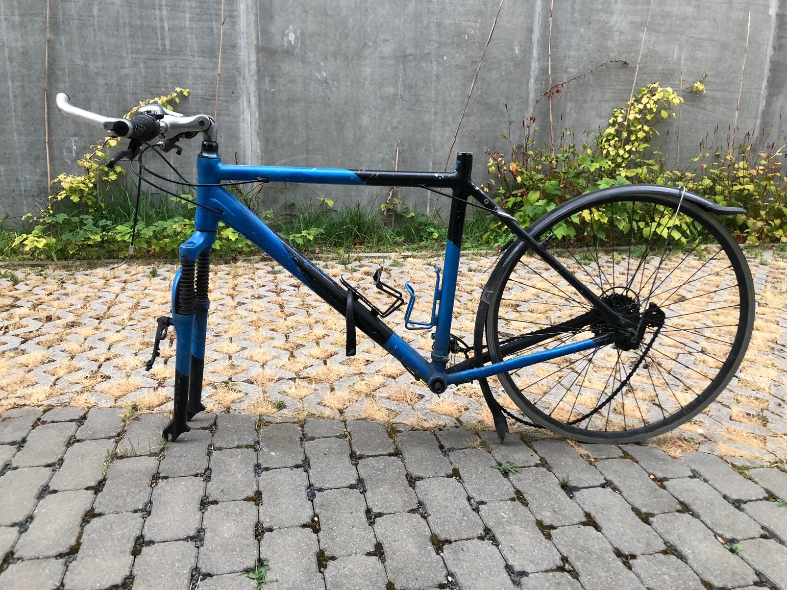 Cadre de vélo avec volant, Enlèvement, Utilisé