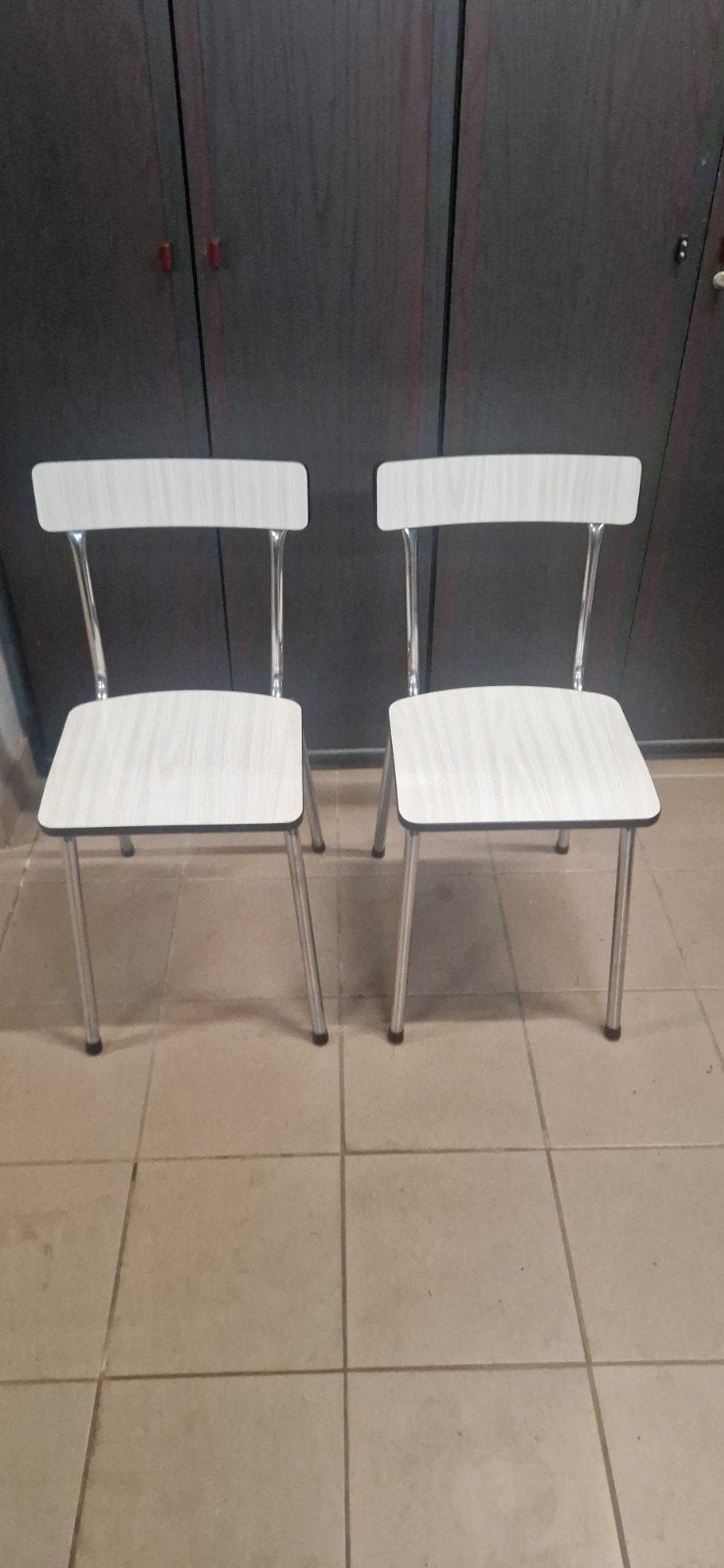 2 chaises de cuisine vintage, Maison & Meubles, Enlèvement