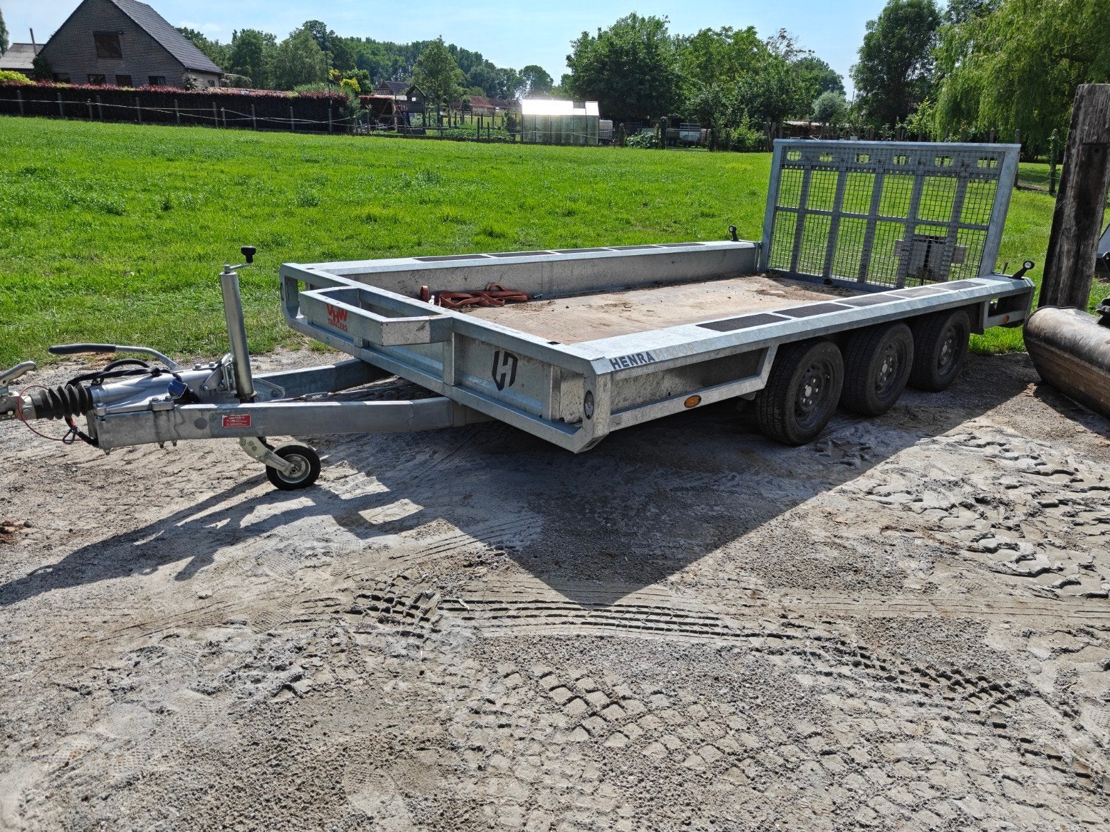 Aanhangwagen henra dieplader, Autos : Divers, Remorques, Enlèvement