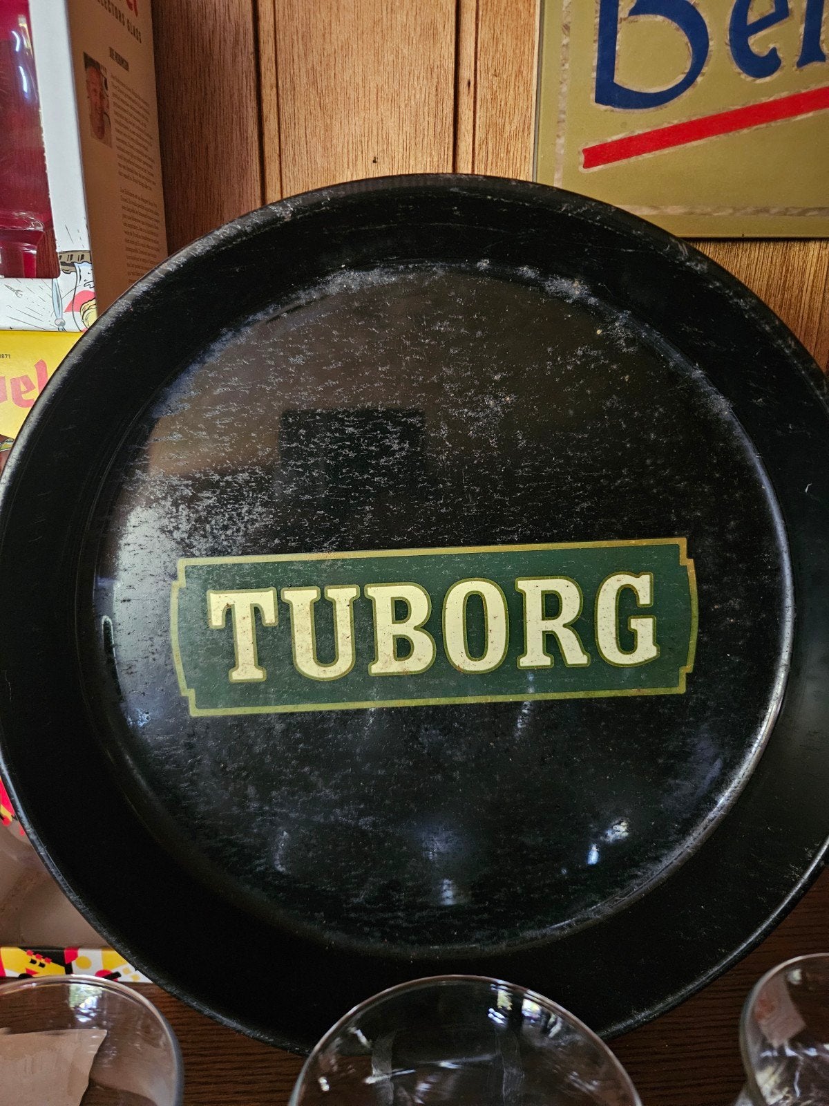 Oud plateau Tuborg ijzer, Ophalen