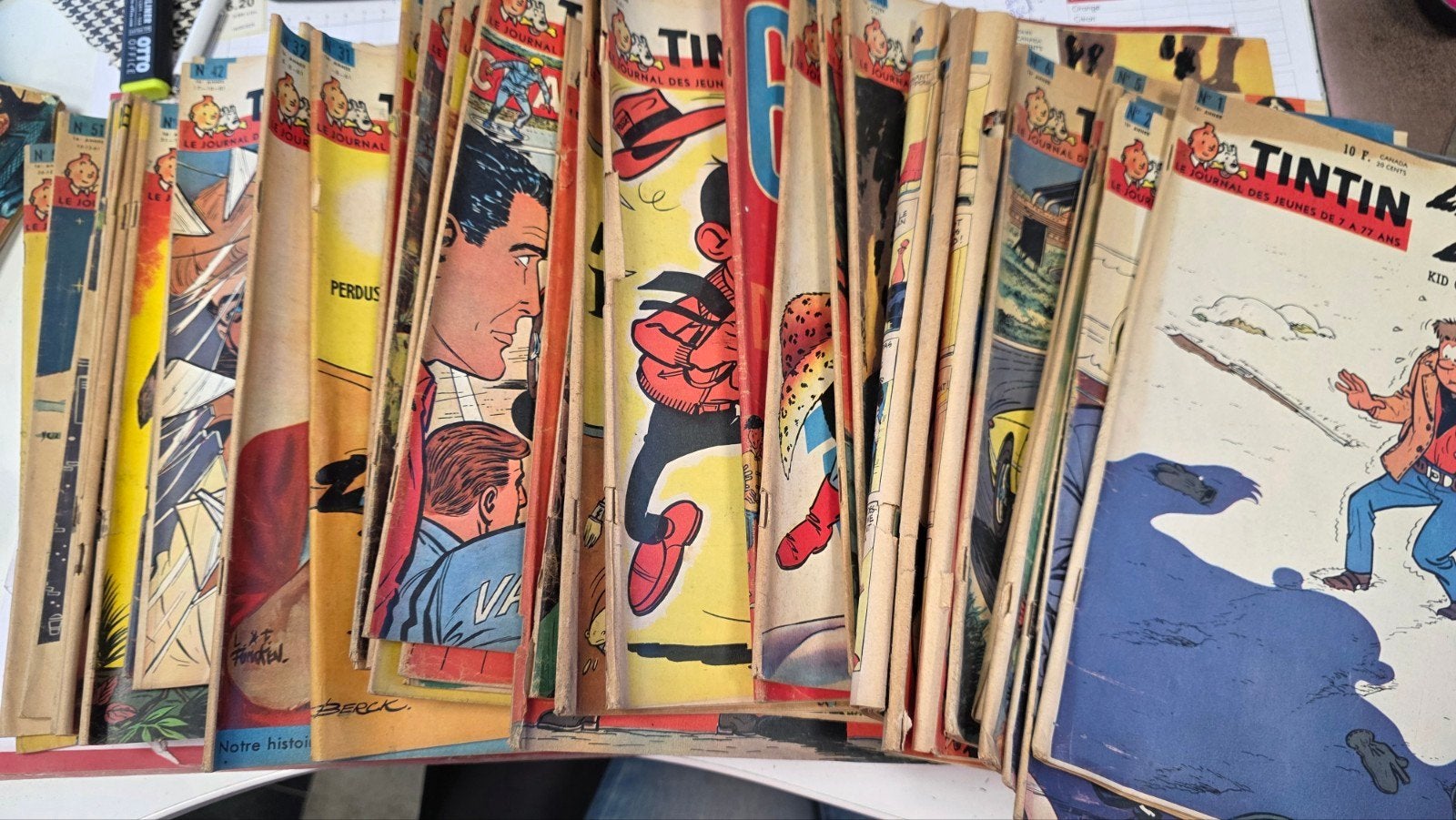 Journal de tintin - Collection 1961 - 16e année, Enlèvement ou Envoi