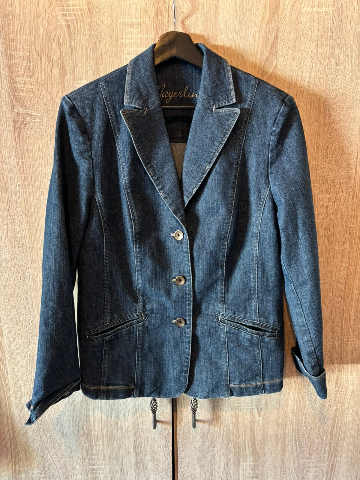 Jaensvestje. Mayerline, Kleding | Dames, Jassen | Zomer, Ophalen of Verzenden, Zo goed als nieuw, Maat 42/44 (L), Blauw