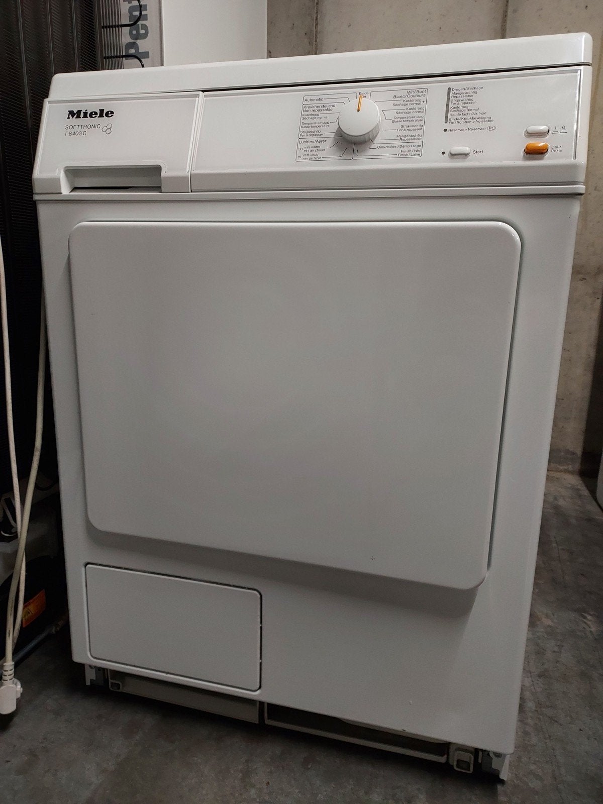 miele condensatie droogkast T8403C, 6 à 8 kg, Chargeur frontal, Enlèvement, Utilisé