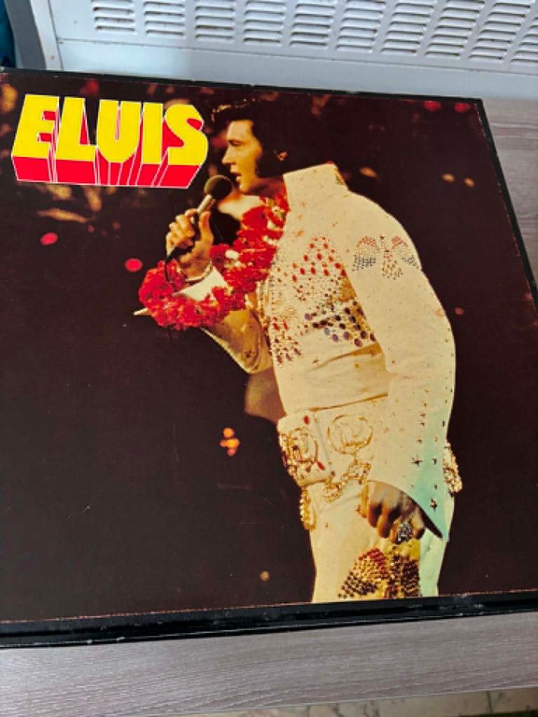 Elvis 7lpbox, 100 super rocks met poster, Franse persing., 12 pouces, Enlèvement ou Envoi, Utilisé, Rock and Roll