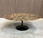 Saarinen High Tulip Table -  brown Emperador marmer, Enlèvement ou Envoi