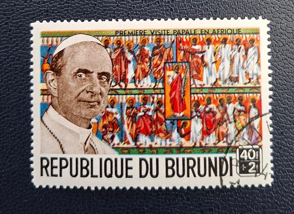 Postzegel Burundi OBP 335 = Y&T 335, Postzegels en Munten, Verzenden, Gestempeld