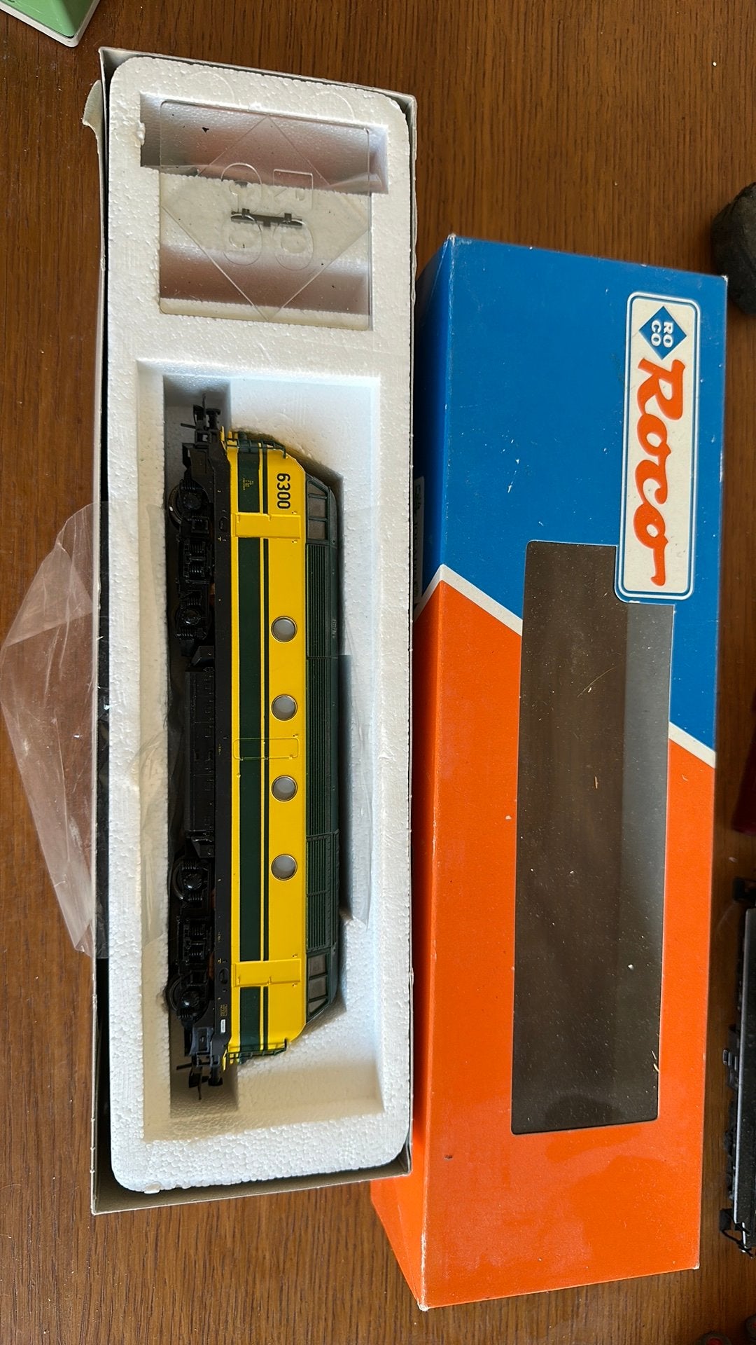 Locomotive diesel SNCB 6300 Roco, Analogique, Comme neuf, Courant continu, Locomotive
