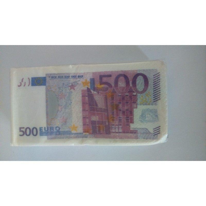 Paquet de 10 Mouchoirs Billets Euros N5, Enlèvement ou Envoi, Neuf