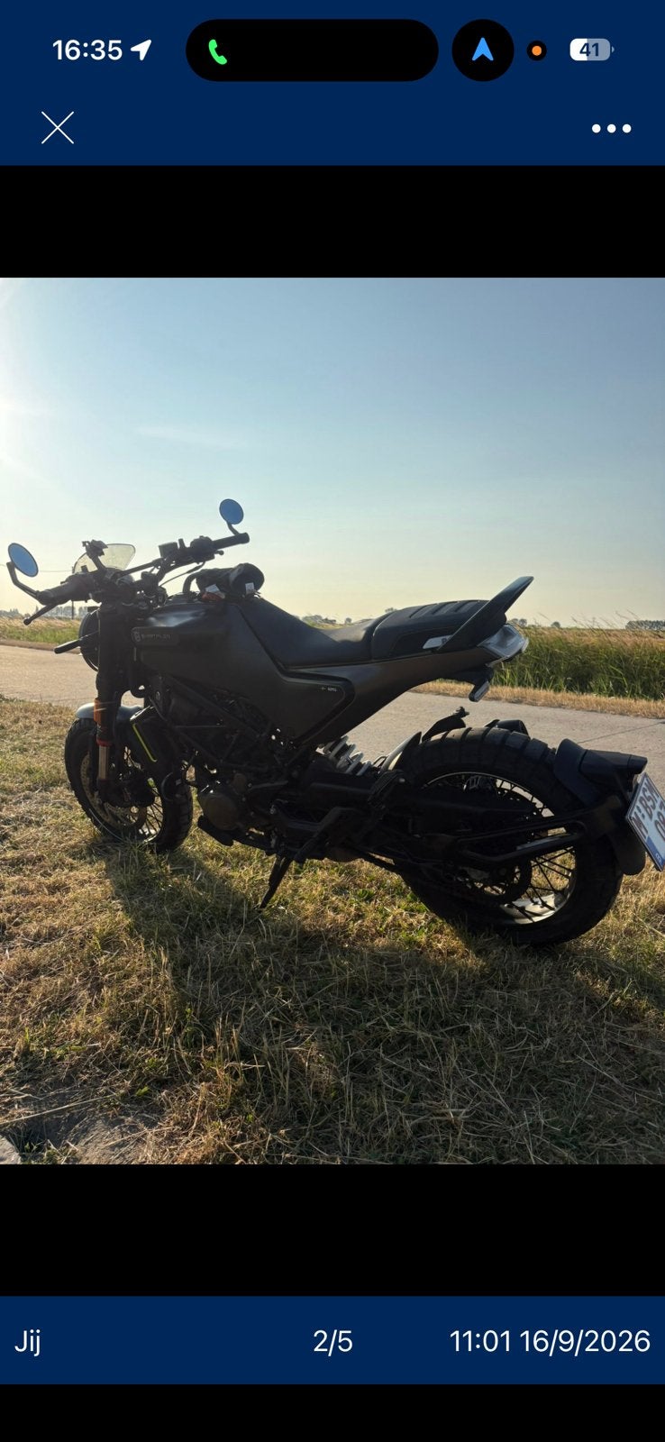 Husqvarna Svartpilen 125 CC - 2023, Particulier, Nieuw