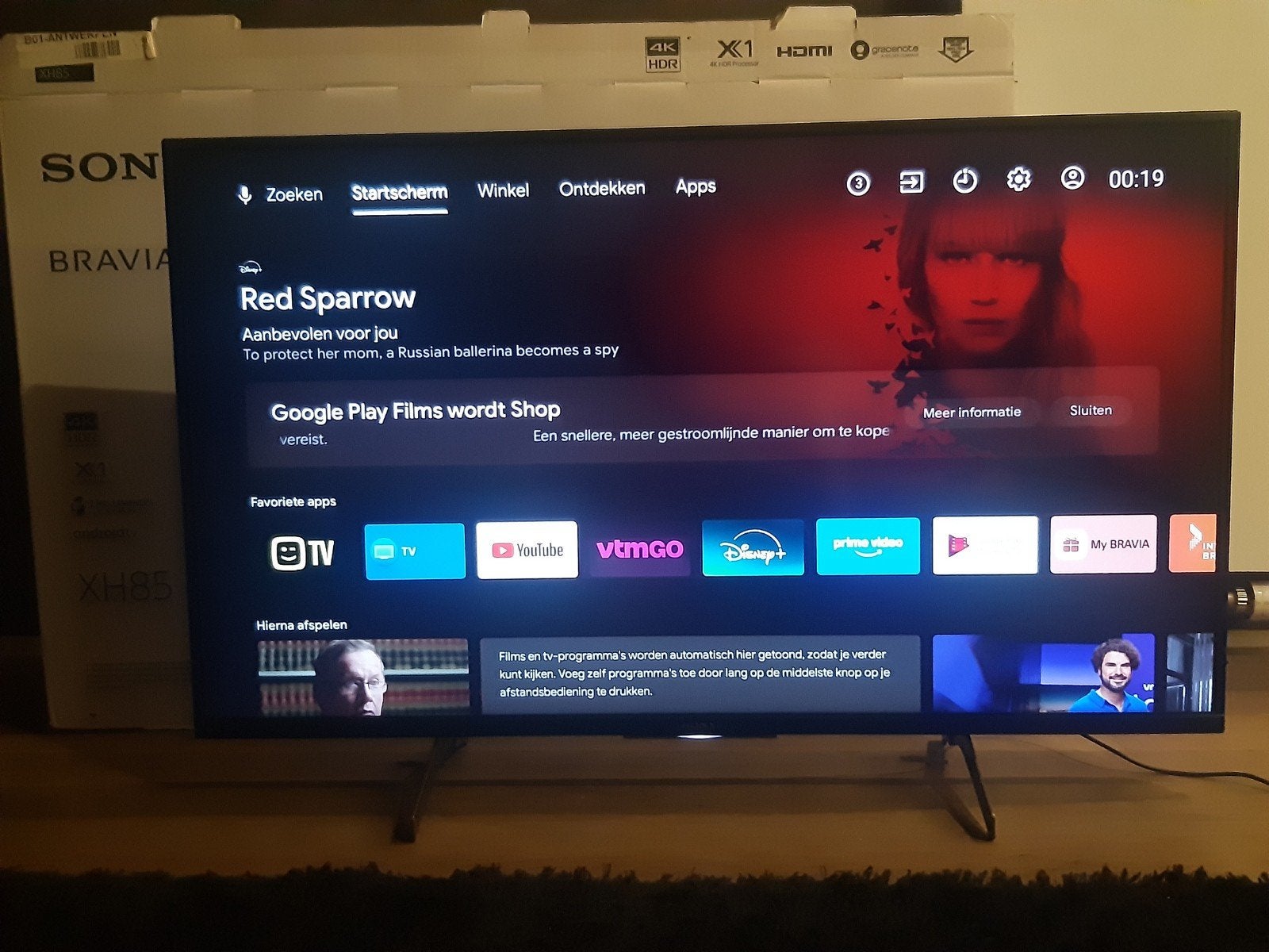 Sony Android 4K 43inch Smart tv, TV, Hi-fi & Vidéo, Télévisions, Enlèvement, Sony, Smart TV