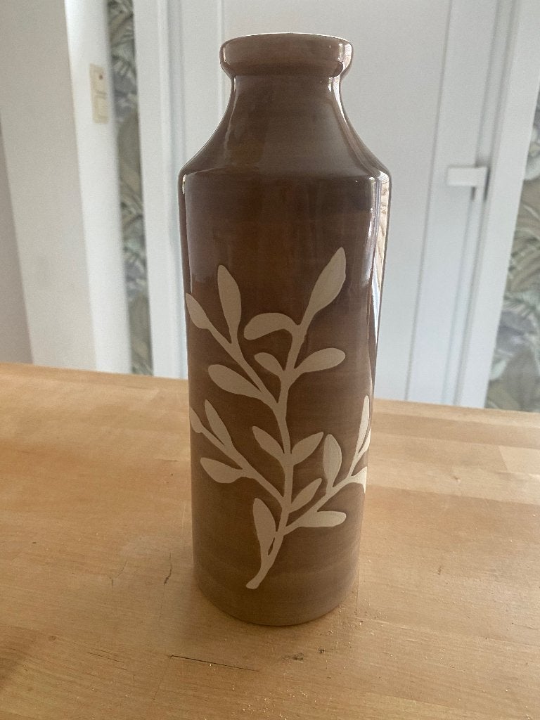 Vaas Dille&Kamille, Maison & Meubles, Neuf, Marron, 25 cm, Enlèvement