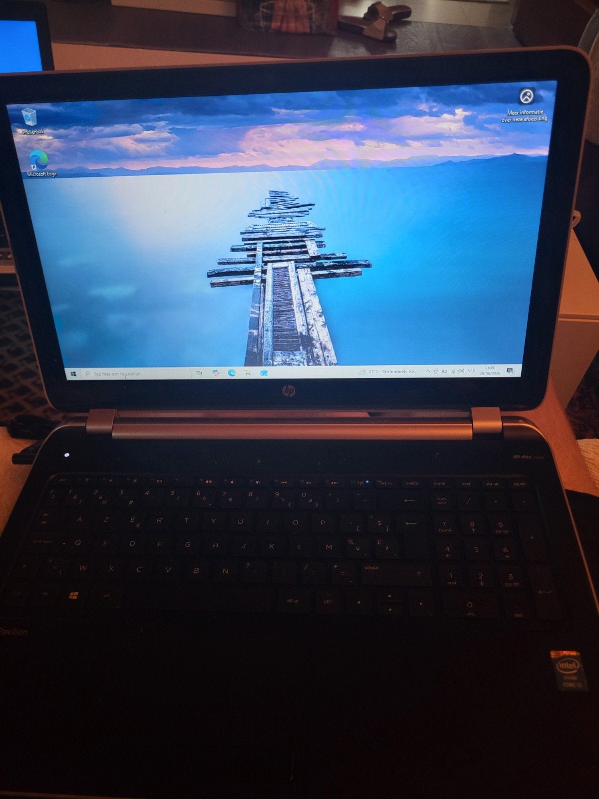 Hp laptop werkt perfect, Ophalen, Hp, Met videokaart, 15 inch