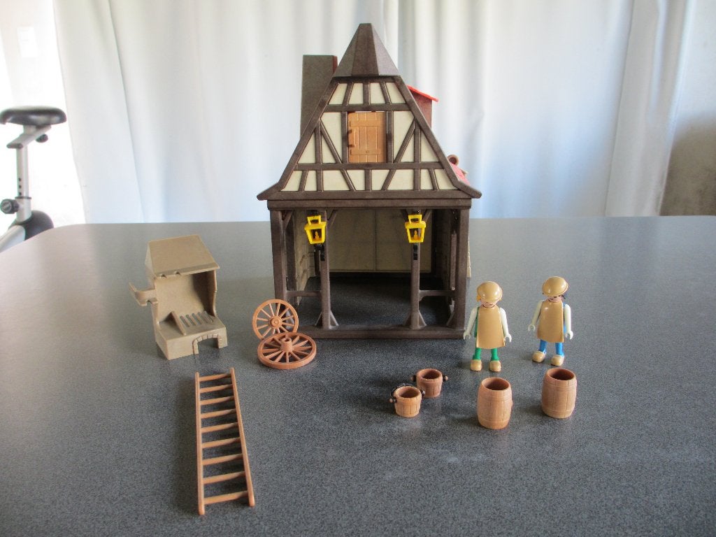 playmobil middeleeuwse huis, Enlèvement, Utilisé, Bâtiment