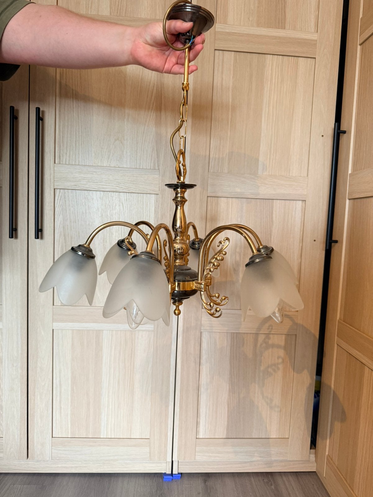 Vintage hanglamp, Ophalen, Zo goed als nieuw