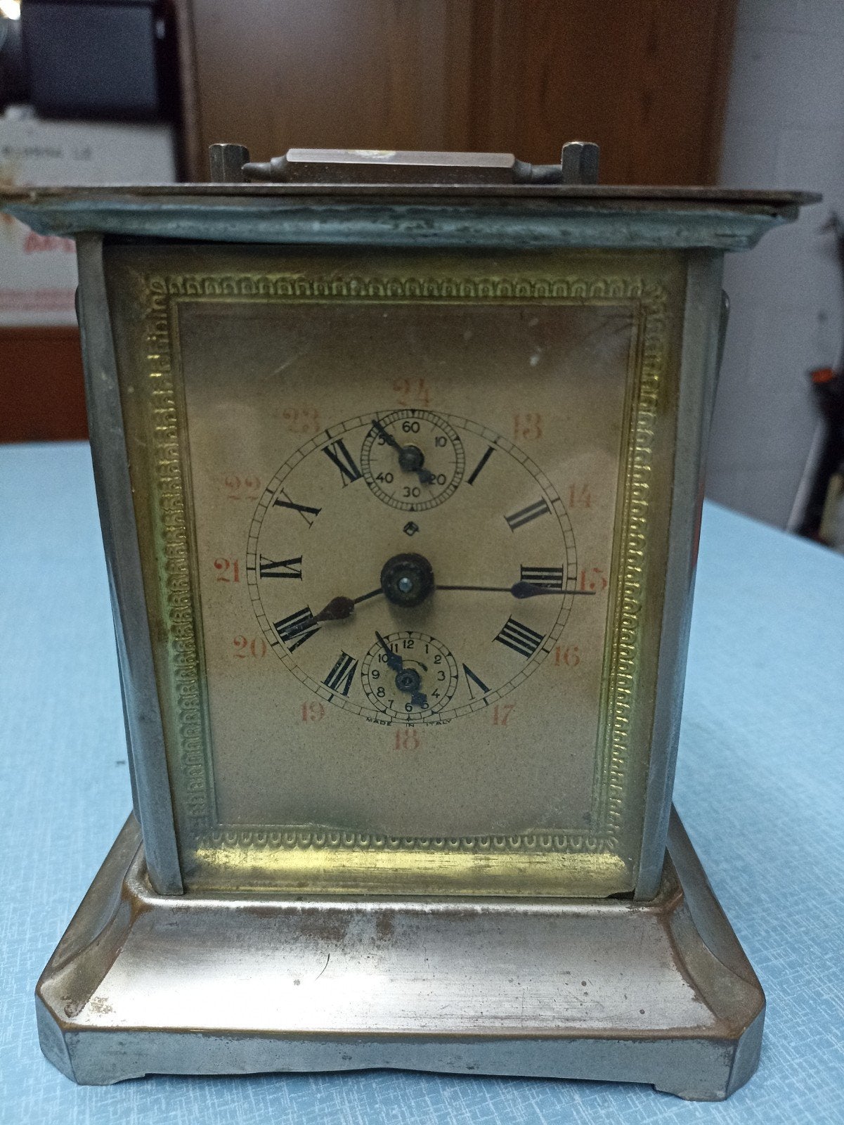 ancienne pendulette d'officier début du siècle, Enlèvement ou Envoi