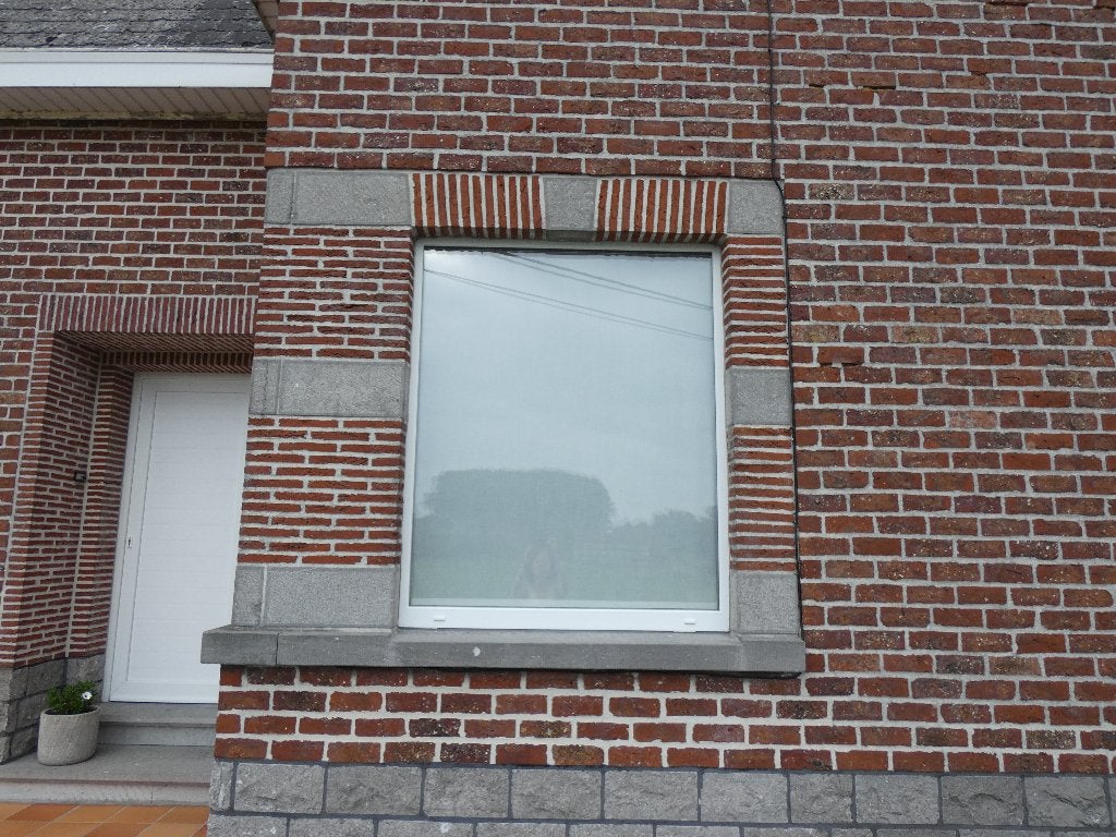 Fenêtre fixe en PVC H.145 cm x Largeur 125 cm blanche, Double vitrage, 120 à 160 cm, Fenêtre de façade ou Vitre, Enlèvement