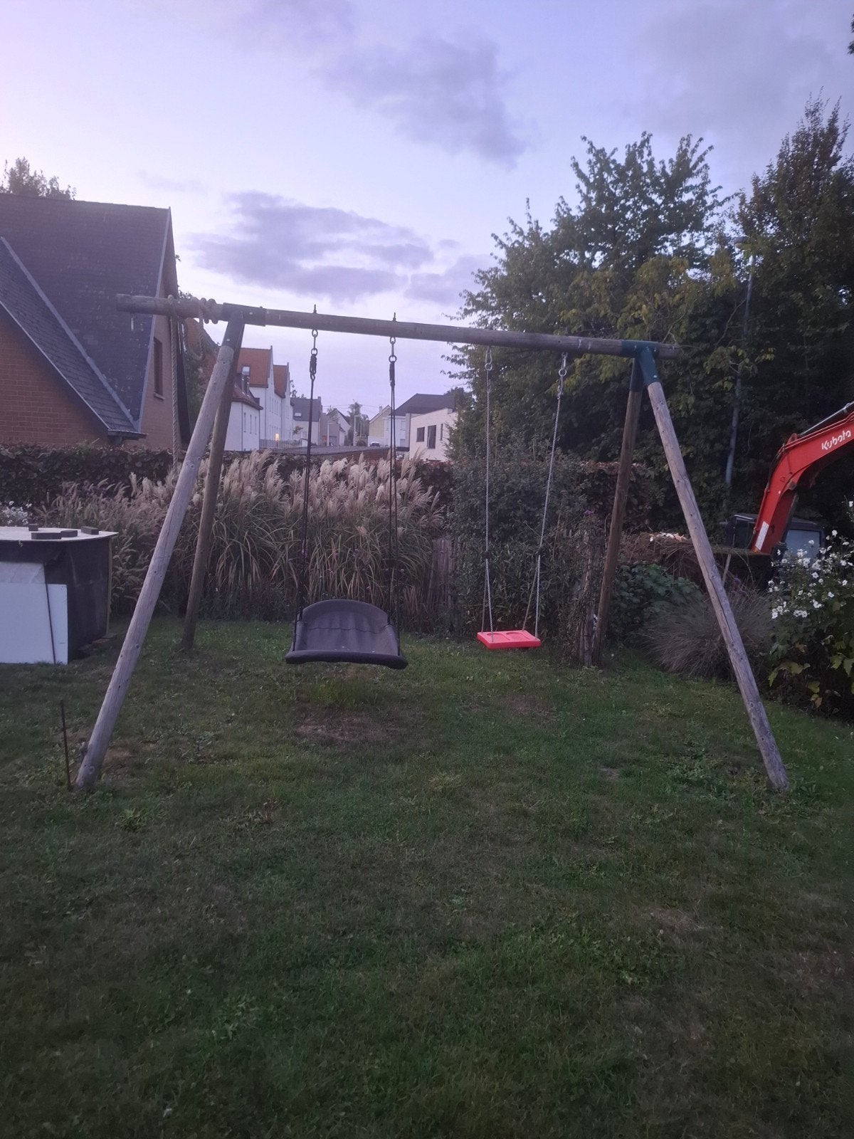 Balançoires d'aire de jeux en bois, Enlèvement