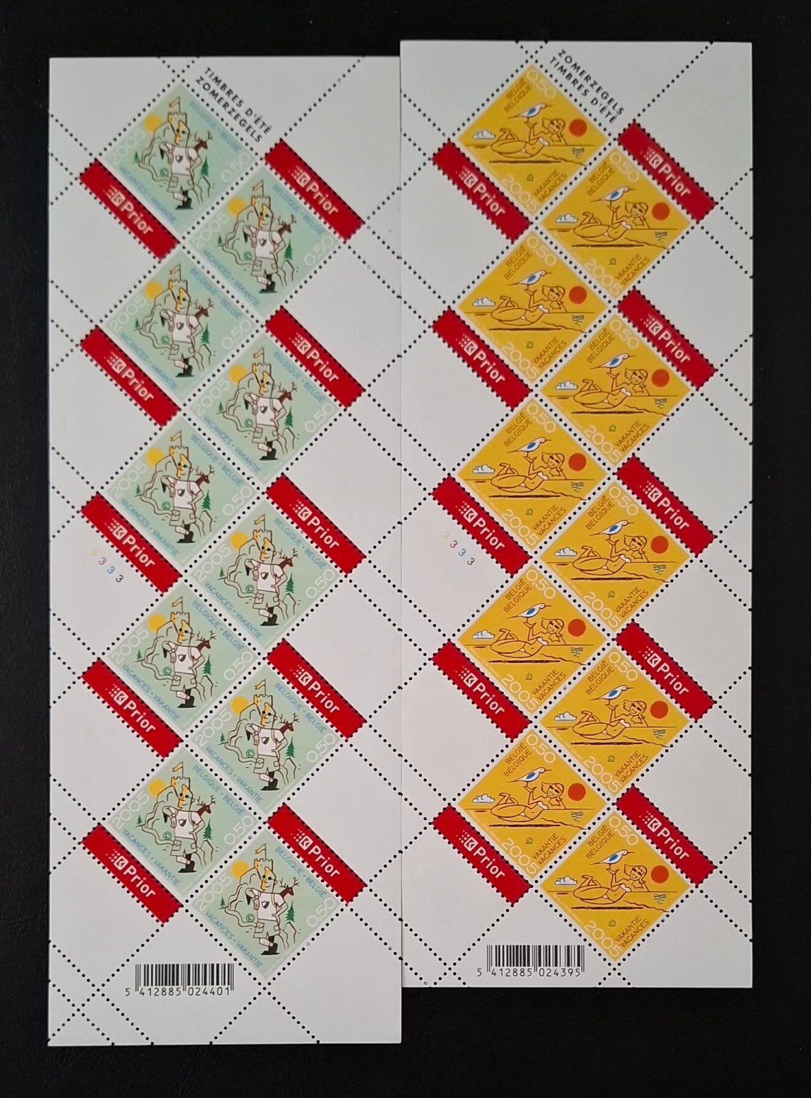 België: OBP 3399/00 ** Zomerzegels 2005., Frankeerzegel, Ophalen of Verzenden, Zonder stempel, Postfris