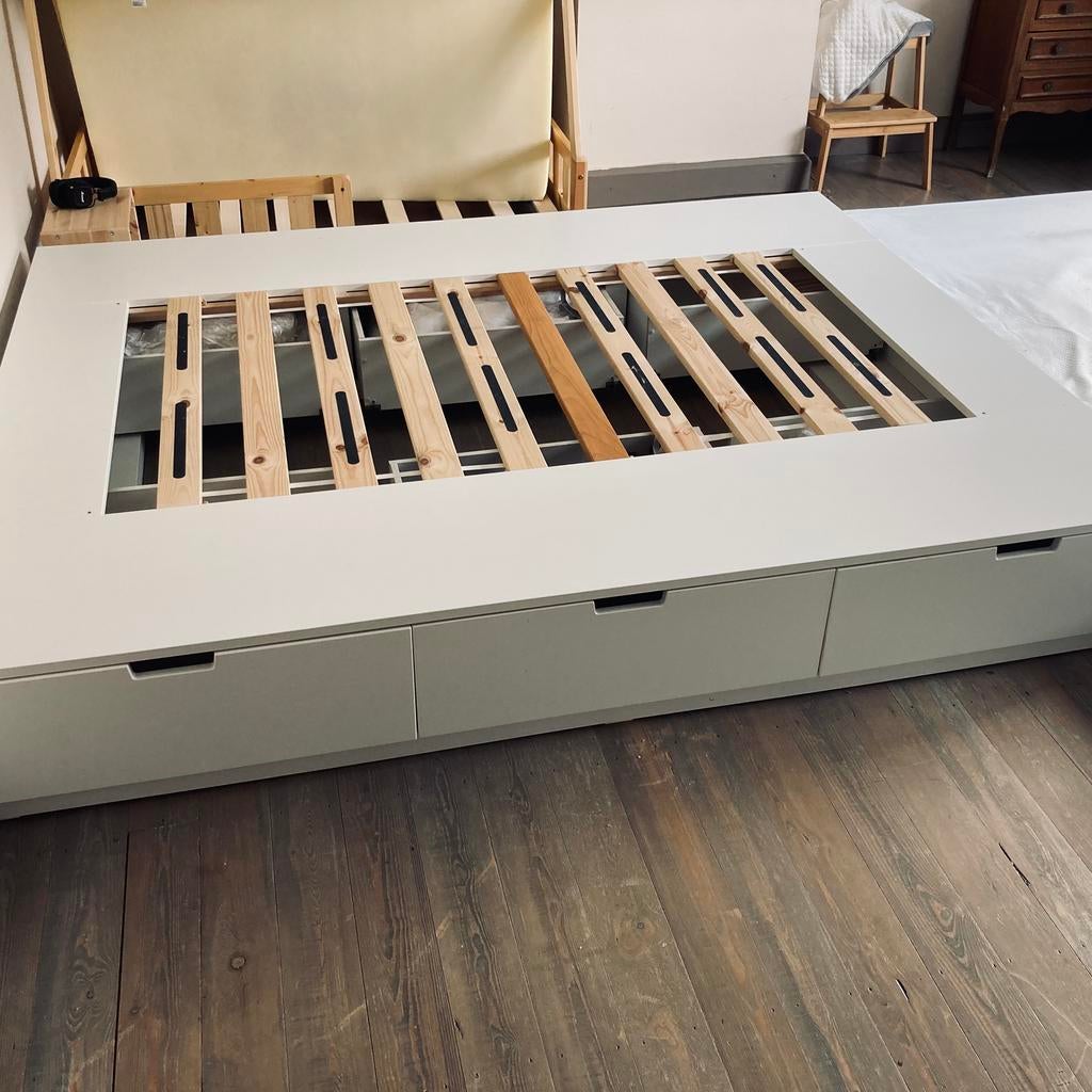Ikea NORDLI bed 160x200, Enlèvement, Comme neuf