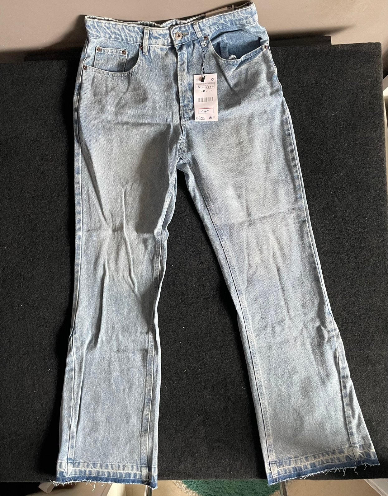 ZARA flared jeans maat S blauw gloednieuw, Ophalen of Verzenden, Nieuw, Blauw, W36 - W38 (confectie 52/54)