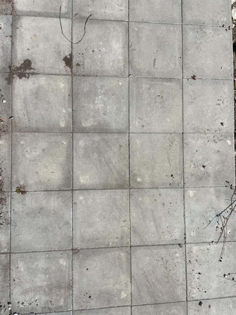 Betontegel 37m², Ophalen, Gebruikt, Overige typen, 10 m² of meer