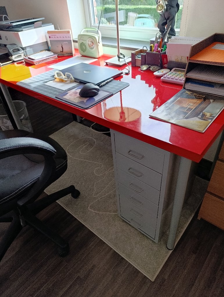 Bureautafel, Huis en Inrichting, Ophalen, 150 cm, 100 cm, Zo goed als nieuw