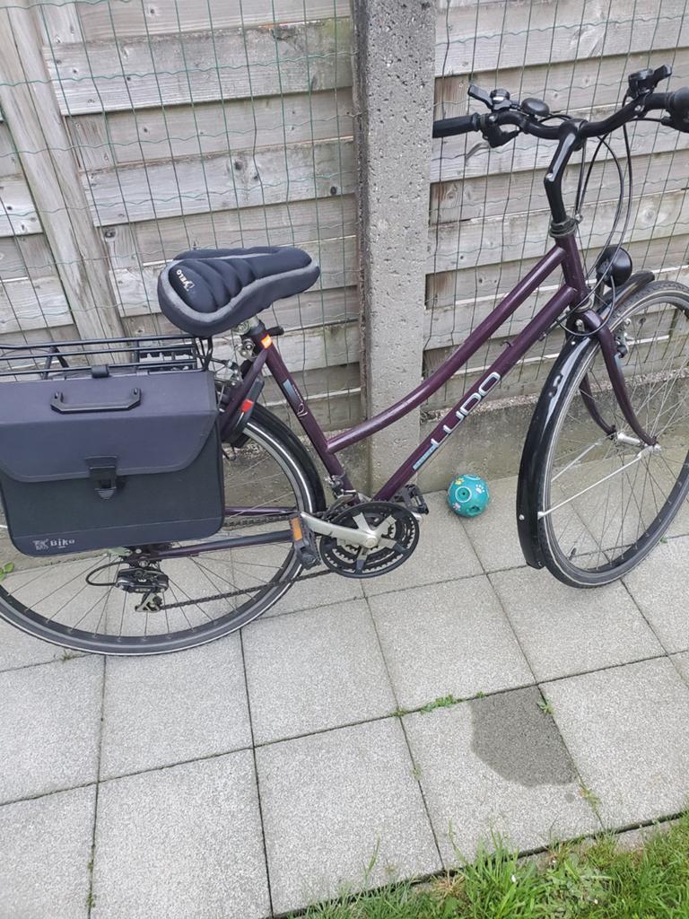 Ludo damesfiets met tas, Enlèvement