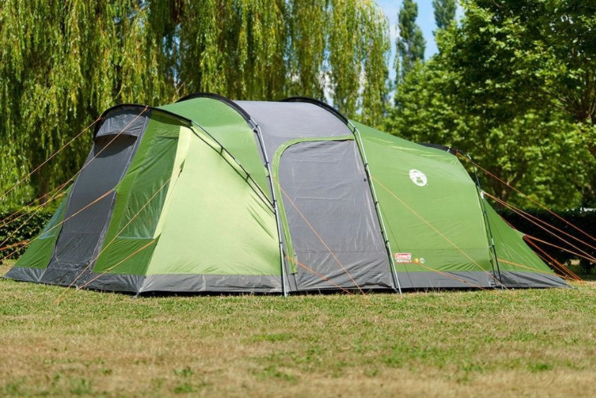 Ruime tent, Caravans en Kamperen, Tenten, Ophalen, Zo goed als nieuw, Tot en met 6