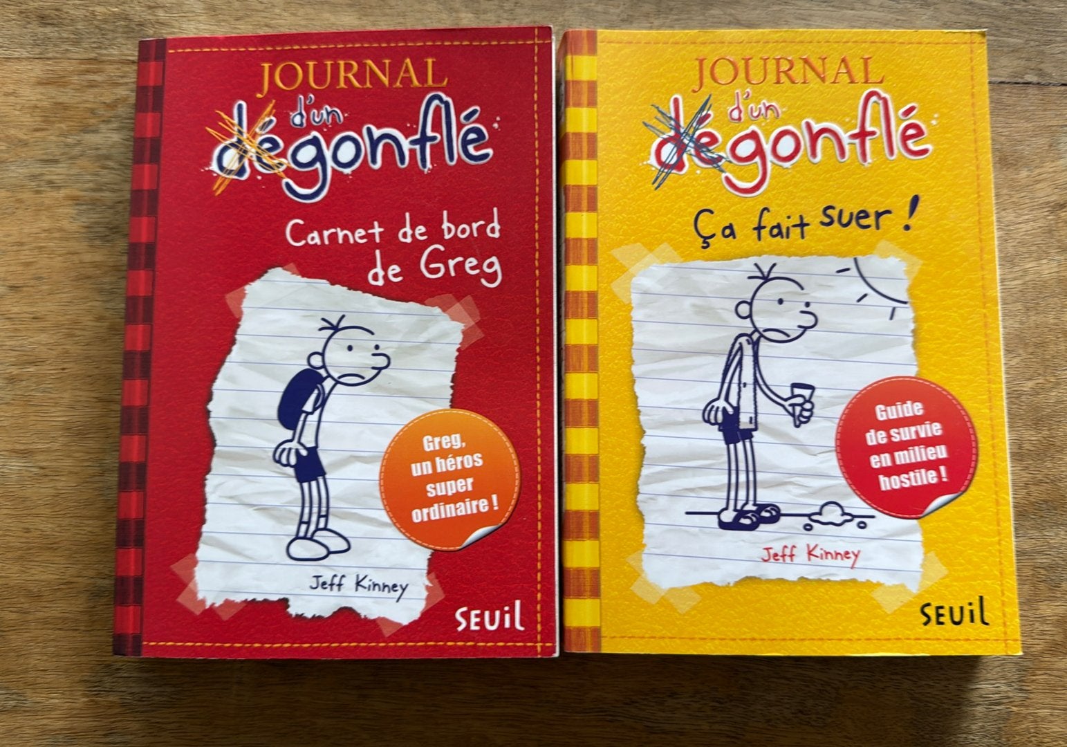 Journal d’un dégonflé Tome 1 et 4, Livres, Enlèvement ou Envoi, Comme neuf