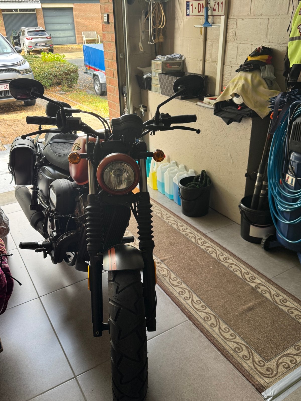HYOSUNG BOBBER, Motos, Occasion, Chopper, 2 cylindres, Particulier