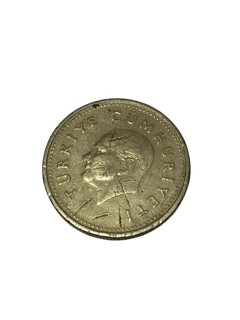 1000 Lira 1990 Turkije Cumhuriyeti, Ophalen, Losse munt