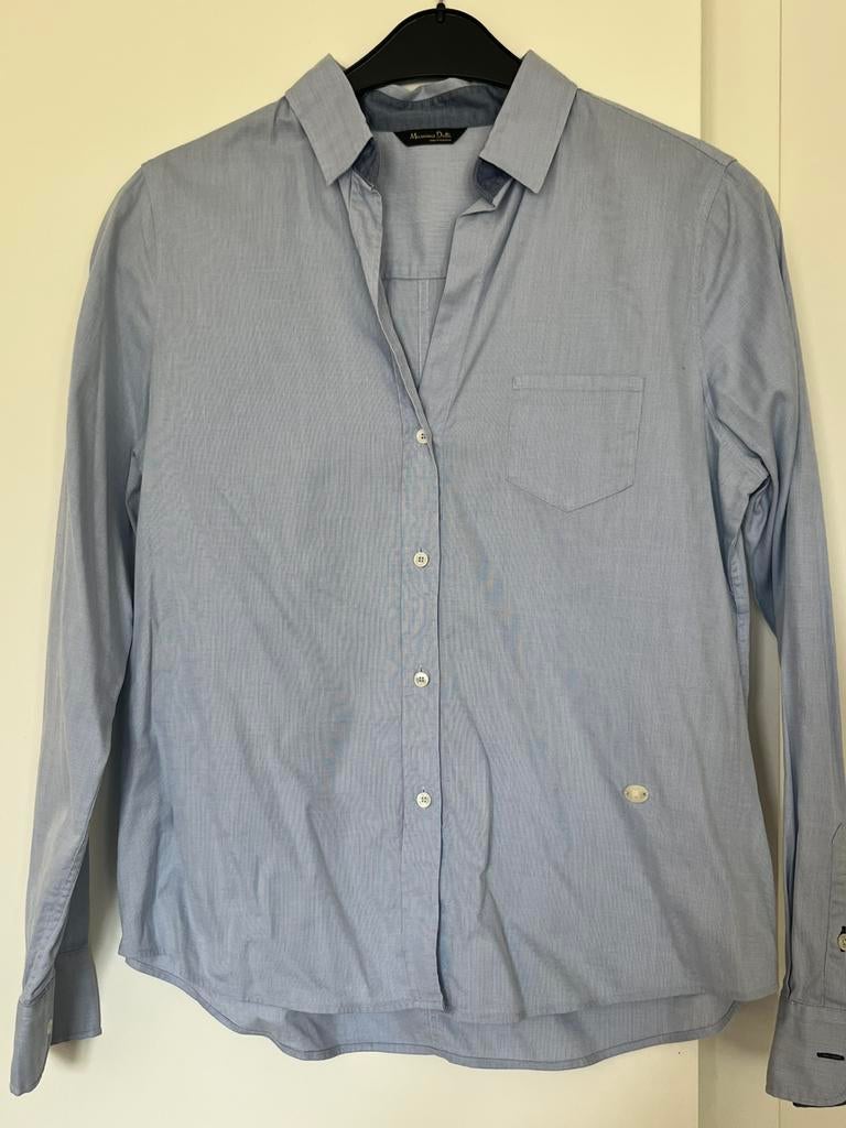 Chemise Massimo Dutti bleu clair, Enlèvement ou Envoi