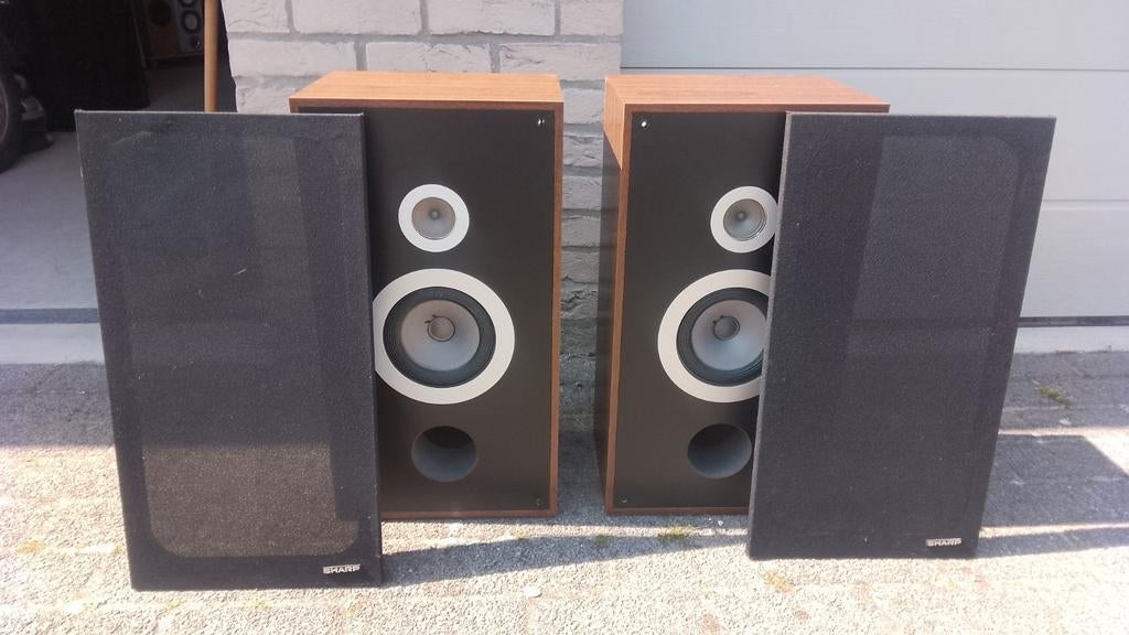 Prachtige retro boxen scharp nieuwe staat koopje, Audio, Tv en Foto, Luidsprekerboxen, Ophalen