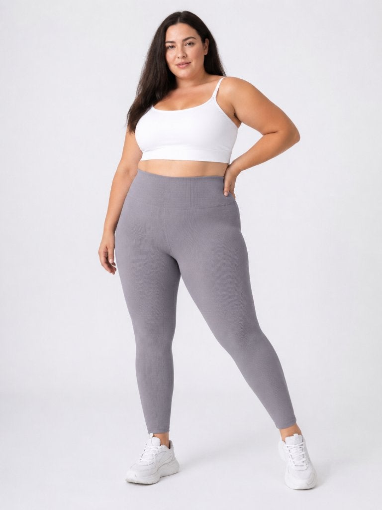 Nieuwe dameslegging – maat 3XL / EU 46, Maat 46/48 (XL) of groter, Nieuw, Fitness of Aerobics, Grijs