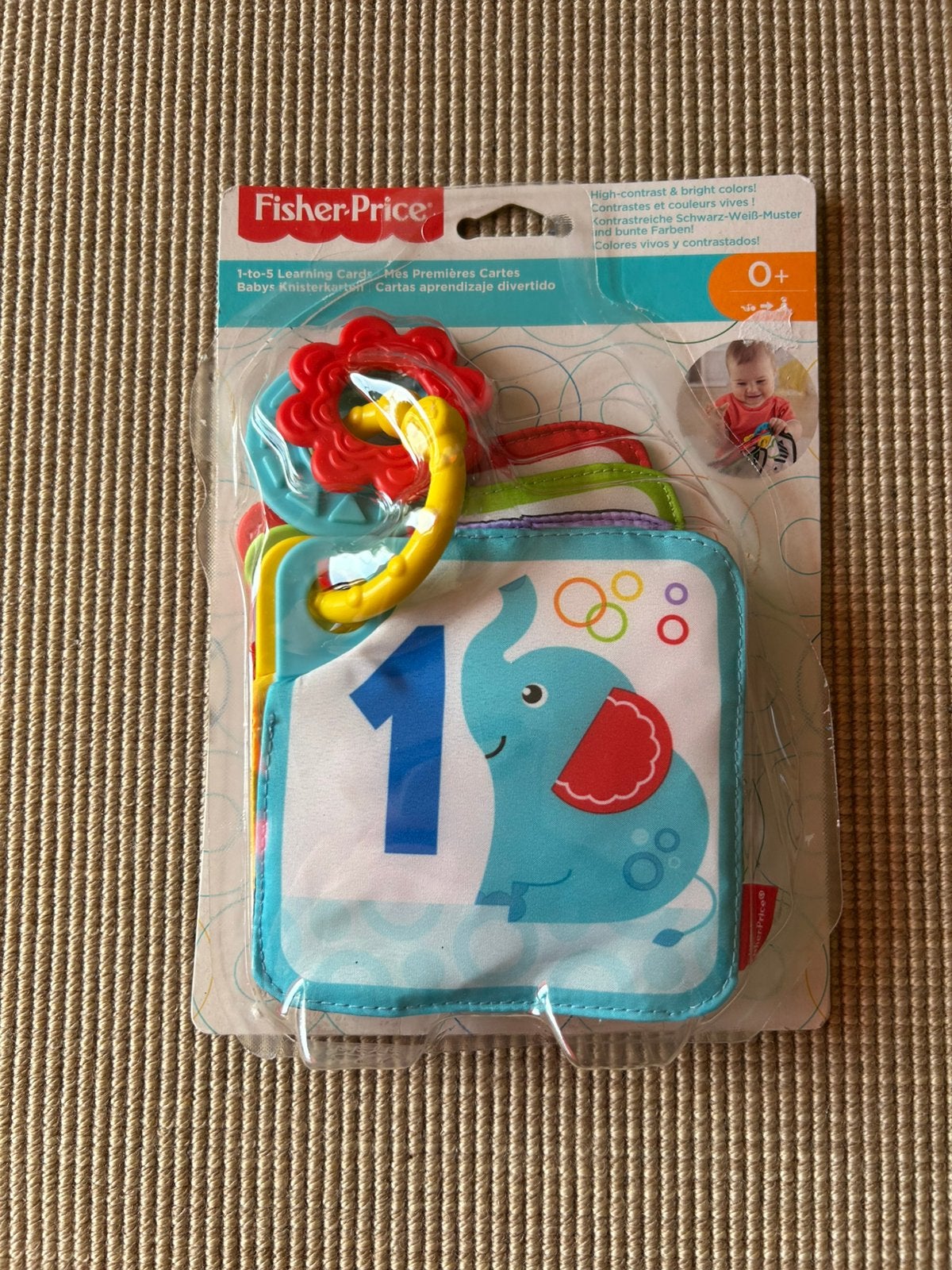 Fisher Price - Babyspeelgoed knisperboekje. Nieuw, Ophalen of Verzenden, Nieuw, Overige typen, Met geluid