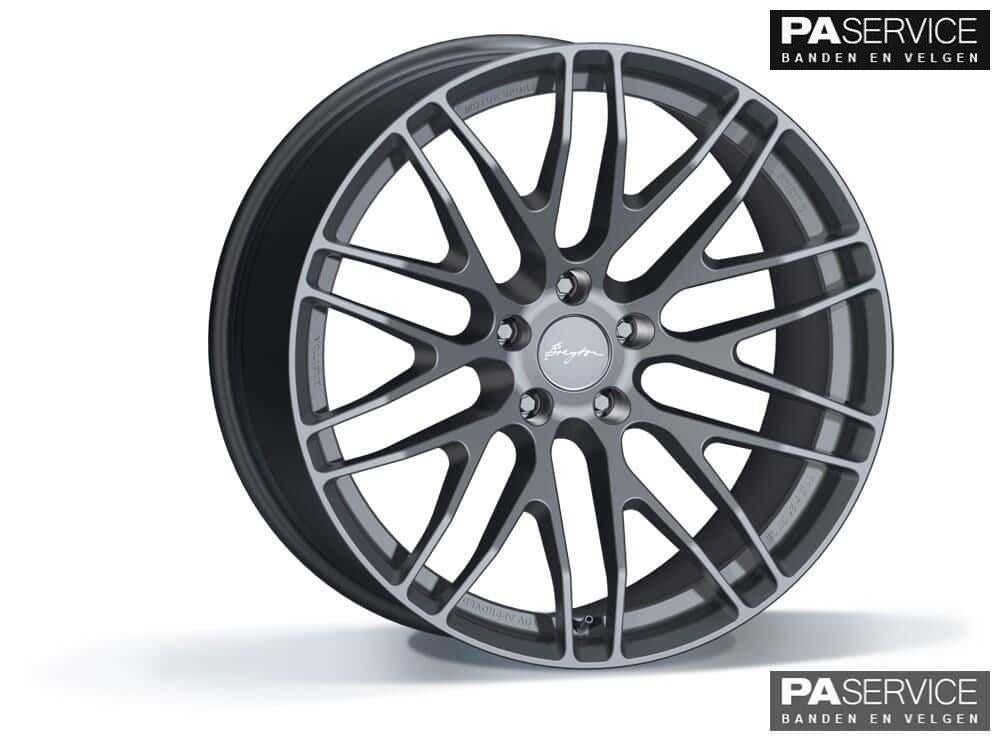 Nw 21 inch Breyton Spirit Tesla breedset inc Michelin & TPMS, Auto-onderdelen, Banden en Velgen, Velg(en), -, -, -