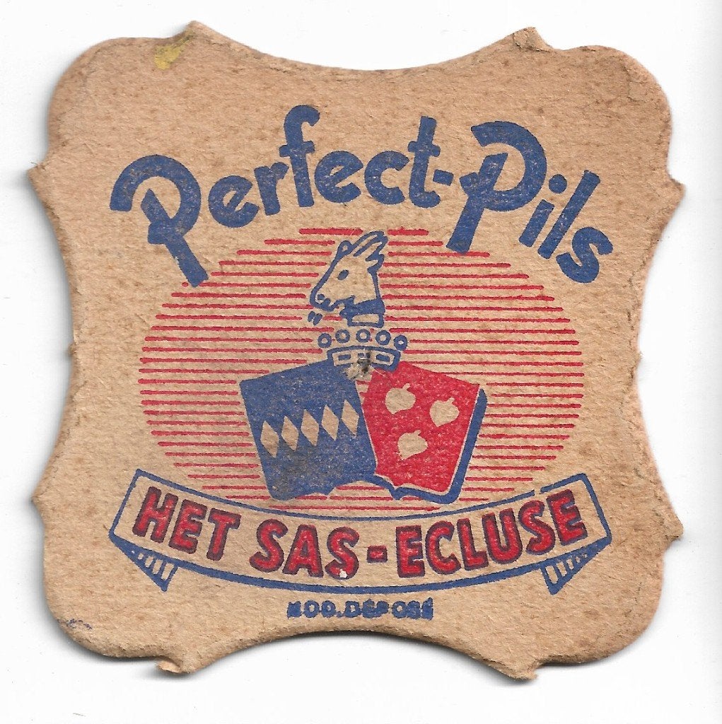 sous bock Perfect-pils, Verzamelen, Ophalen of Verzenden, Zo goed als nieuw, Viltje(s)