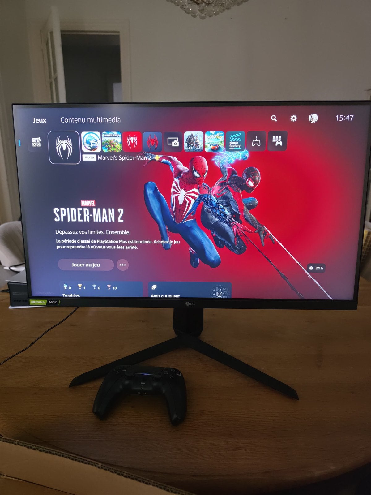LG UltraGear 27GP850, IPS, In hoogte verstelbaar, Zo goed als nieuw, DisplayPort