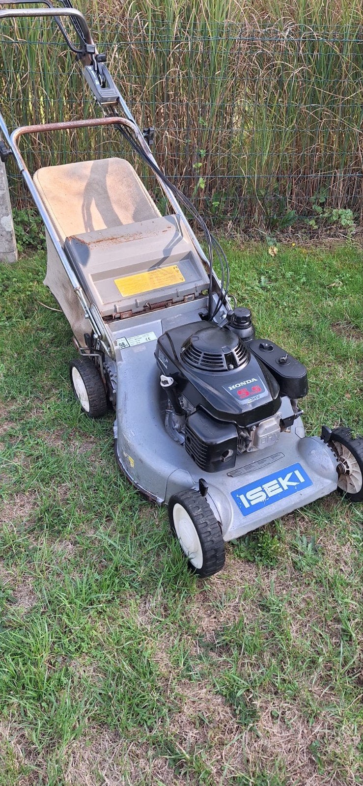 ISEKI professionele grasmaaier met HONDA-motor, Ophalen, Cirkelmaaier, Mulchfunctie, Benzine-grasmaaier