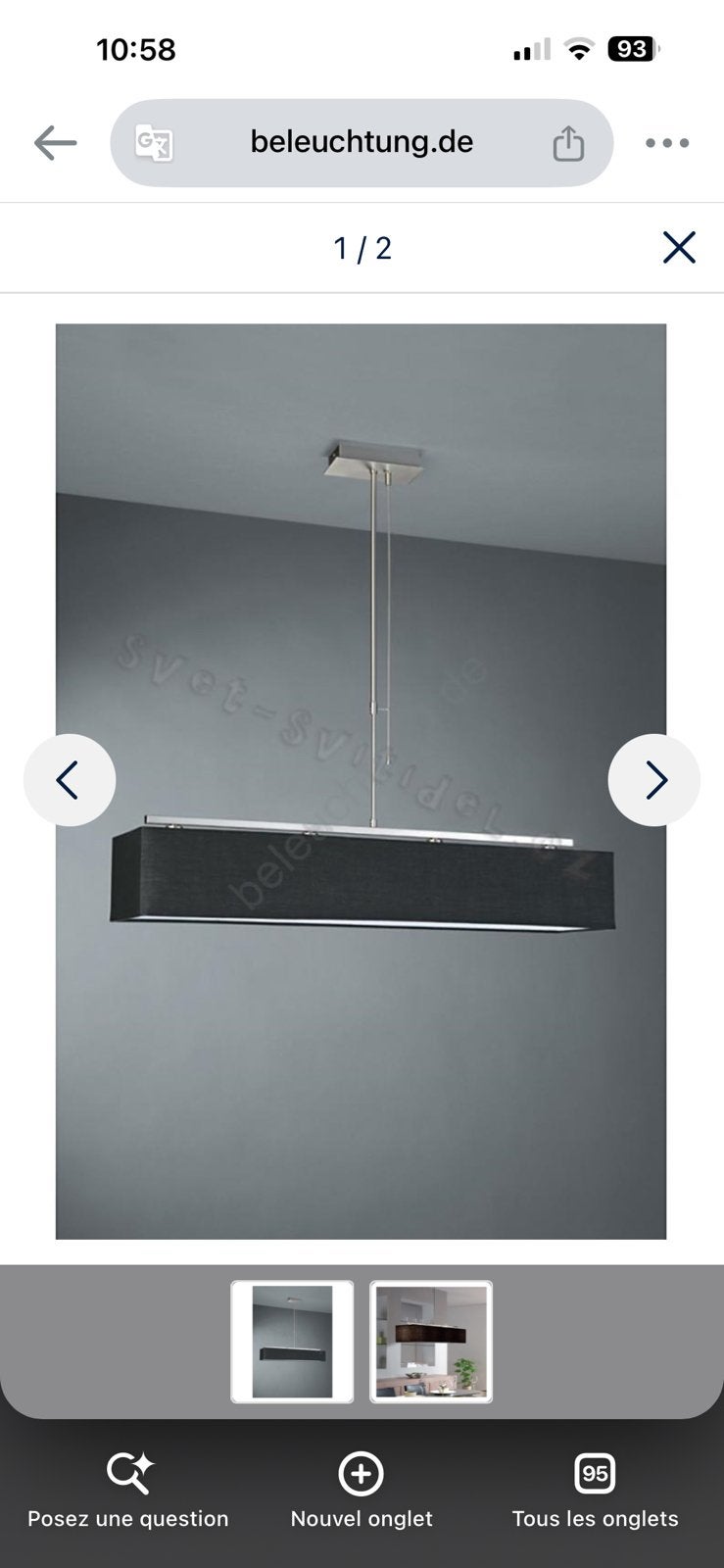 Luminaire/ lustre phillips massive, Enlèvement, Comme neuf