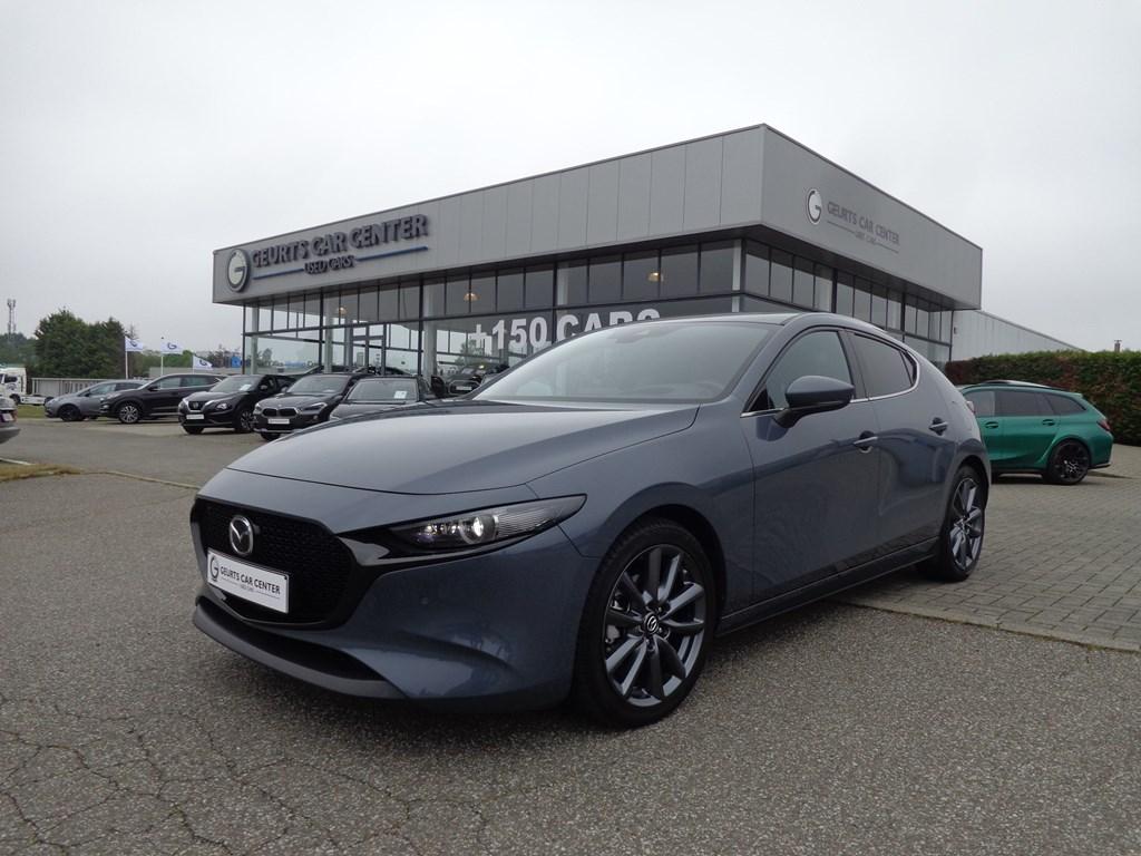 Mazda 3 e-Skyactiv Exclusive Line 2.0i Automaat !, Autos, Mazda, Argent ou Gris, Achat, Euro 6, Noir