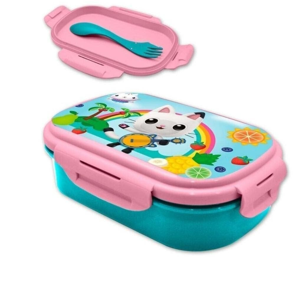 Gabby's Poppenhuis Broodtrommel / Brooddoos met Bestek, Kinderen en Baby's, Ophalen of Verzenden, Nieuw