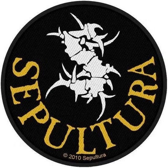 Sepultura - Circular Logo - Patch officiële merchandise, Ophalen of Verzenden, Nieuw
