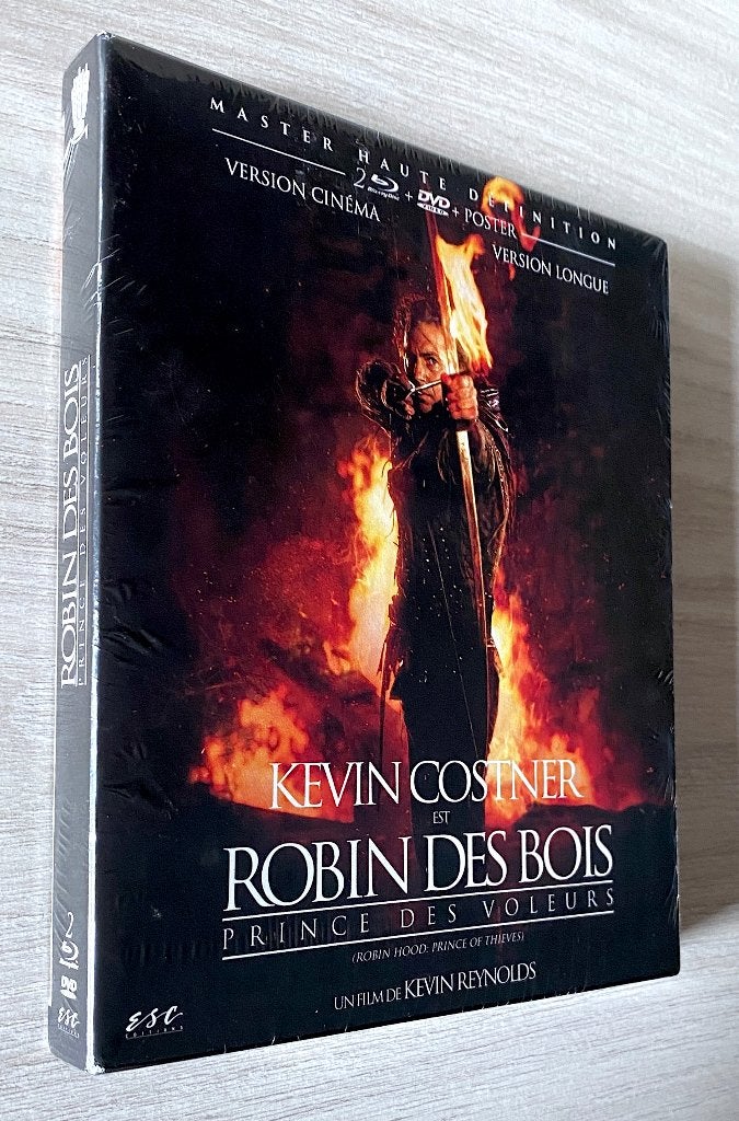 ROBIN DES BOIS ((2 BLURAY+1DVD + POSTER) Incl.Version LONGUE, Avec suppléments, Enlèvement ou Envoi, Film, Français